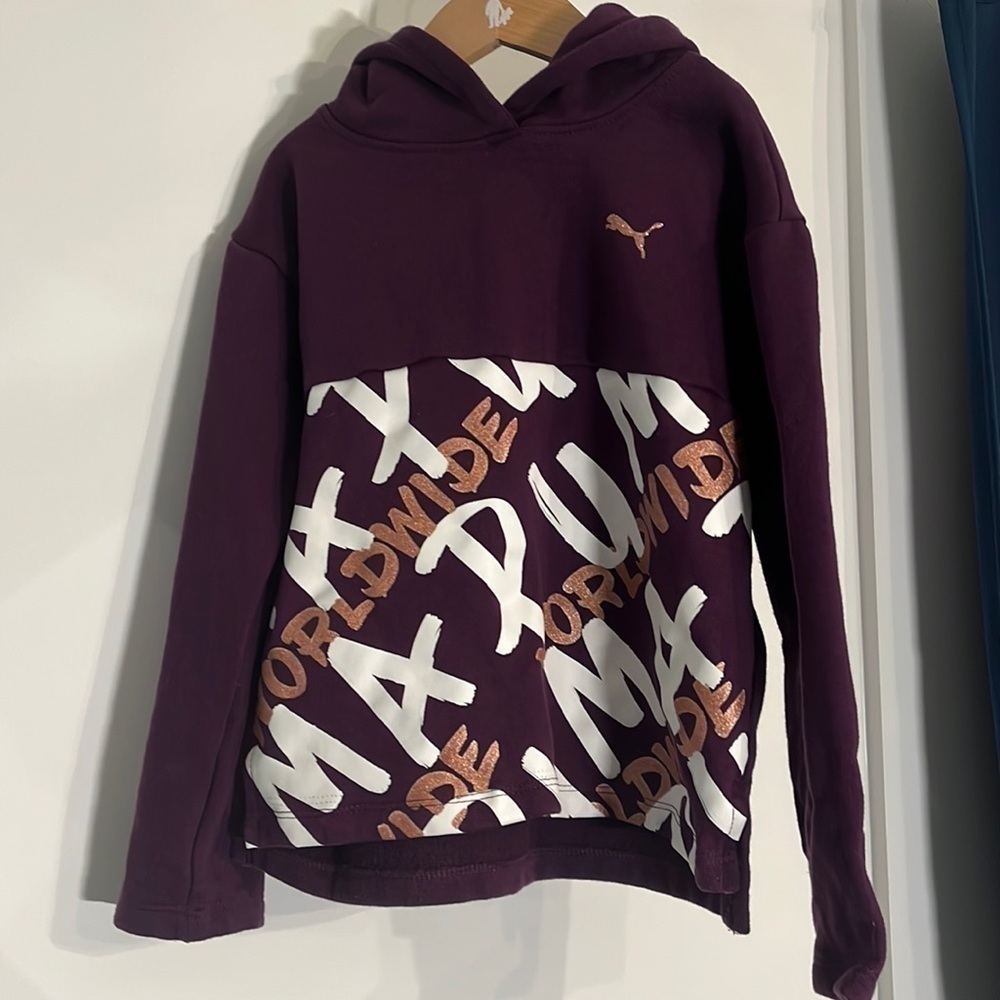 puma hoodie size 6x